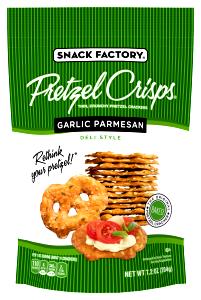 10 crisps (28 g) Pretzel Crisps - Garlic Parmesan