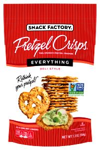 10 crisps (28 g) Pretzel Crisps - Rosemary & Olive Oil