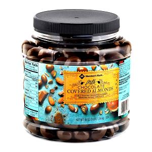 10 pieces (40 g) Milk Chocolate Covered Almonds