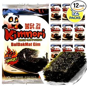 10 sheets (5 g) Roasted Seaweed Snacks - Cracked Pepper & Herbs