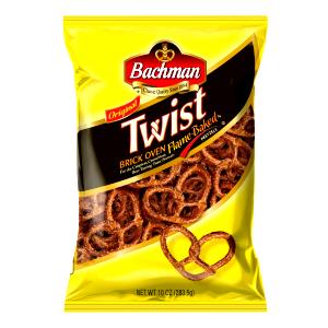 10 Twists Pretzels, Hard, No Salt