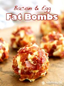 100 G Bacon and Egg Fat Bomb