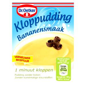 100 G Banana Puddings (Dry Mix, Instant, with Whole Milk)