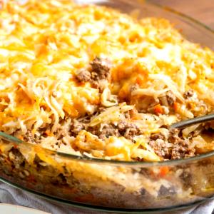 100 G Beef and Potatoes with Cheese Sauce (Mixture)