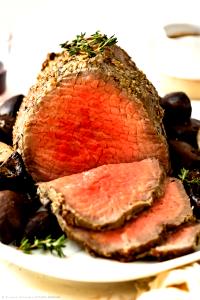 100 G Beef Bottom Round (Trimmed to 1/2" Fat, Prime Grade, Cooked, Braised)