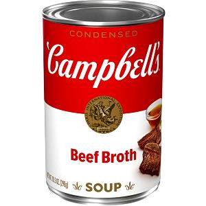 100 G Beef Broth Bouillon and Consomme (Canned, Condensed)