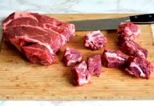 100 G Beef Chuck (Blade Roast, Trimmed to 1/4" Fat, Select Grade, Cooked, Braised)