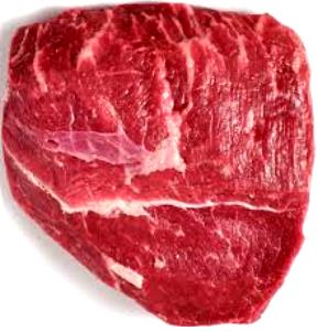 100 G Beef Chuck (Mock Tender Steak, Lean Only, Trimmed to 1/4" Fat, Select Grade)