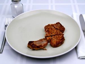 100 G Beef Porterhouse Steak (Trimmed to 0" Fat, Choice Grade, Cooked, Broiled)