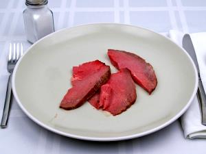 100 G Beef Round (Full Cut, Trimmed to 1/8" Fat, Choice Grade)