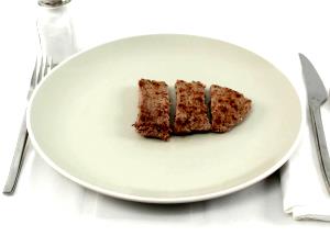 100 G Beef Top Round (Lean Only, Trimmed to 0" Fat, Choice Grade, Cooked, Braised)