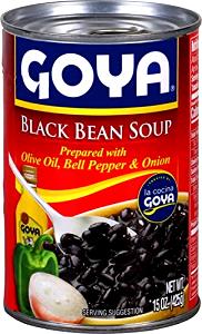 100 G Black Bean Soup (Canned, Condensed)