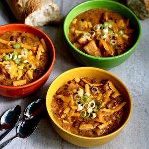 100 G Cheeseburger Soup