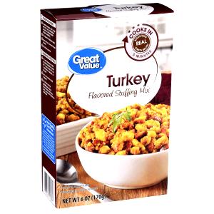 100 G Chicken or Turkey, Stuffing and Vegetables (Mixture)