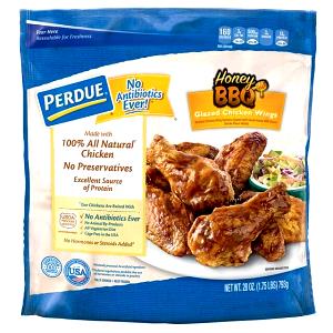 100 G Chicken Wing, (Barbecue Flavored, Glazed, Frozen, Oven Heated)