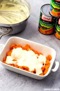 100 G Cooked Carrots with Cheese Sauce (from Canned)