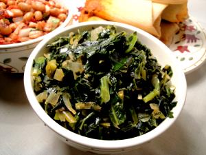 100 G Cooked Collards (from Frozen, Fat Added in Cooking)