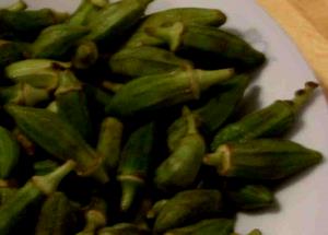 100 G Cooked Okra (from Canned, Fat Added in Cooking)