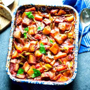 100 G Cooked Vegetable Type Stew (Including Potatoes, Carrots, Onions and Celery)