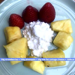 100 G Cottage Cheese (with Fruit)