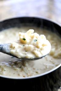 100 G Cream of Cauliflower Soup (Prepared with Milk)