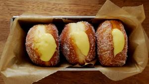 100 G Custard Filled Doughnut