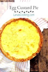 100 G Egg Custard Pie