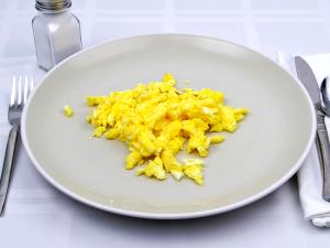 100 G Egg Omelet or Scrambled Egg (Fat Added in Cooking)