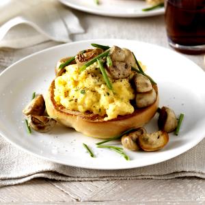 100 G Egg Omelet or Scrambled Egg with Mushrooms