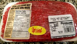 100 G Extra Lean Ground Beef