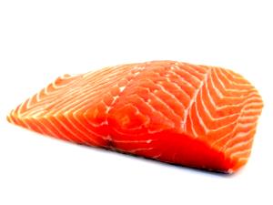 100 G Farmed Atlantic Salmon (Cooked, Dry Heat)