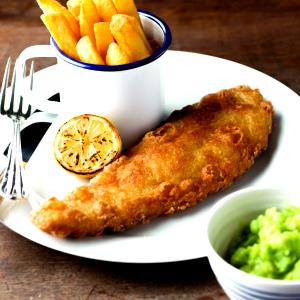 100 G Fried Battered Haddock