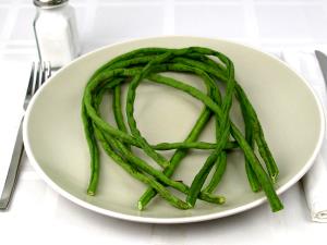 100 G Green Snap Beans (Without Salt, Drained, Cooked, Boiled)