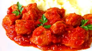 100 G Ham or Pork with Tomato-Based Sauce (Mixture)