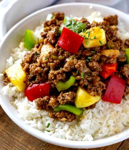 100 G Hawaiian Style Beef and Vegetables (Mixture)