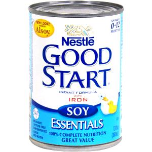 100 G Infant Formula (Good Start Essentials Soy, with Iron, from Concentrate)