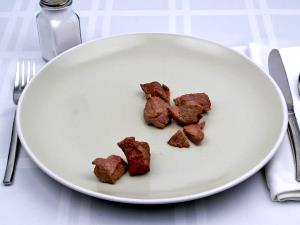 100 G Lamb (Lean Only, Trimmed to 1/4" Fat, Choice Grade, Cooked)