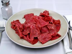 100 G Lamb Leg (Whole (Shank and Sirloin) Lean Only, Trimmed to 1/4" Fat, Choice Grade)