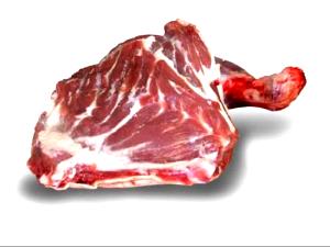 100 G Lamb Shoulder Arm (Trimmed to 1/4" Fat, Choice Grade, Cooked, Roasted)