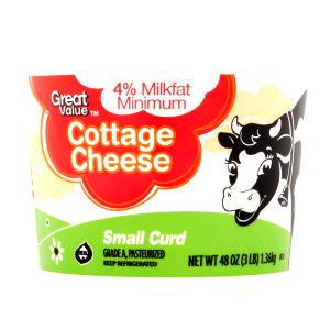 100 G Large or Small Curd Creamed Cottage Cheese