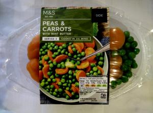 100 G Low Sodium Peas and Carrots (Fat Added in Cooking, Canned)