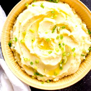 100 G Mashed Potato made with Milk, Sour Cream and/or Cream Cheese and Fat (from Fresh)