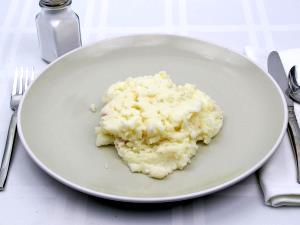 100 G Mashed Potatoes (From Flakes, Whole Milk and Margarine)