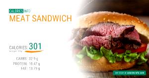 100 G Meat Sandwich