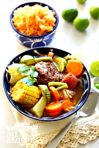 100 G Mexican Style Beef Vegetable Soup (Sopa / Caldo De Res)