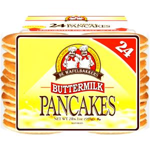 100 G Microwaved Plain Pancakes (Includes Buttermilk, Frozen)