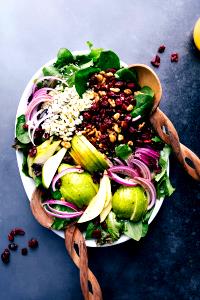 100 G Pear Salad with Dressing