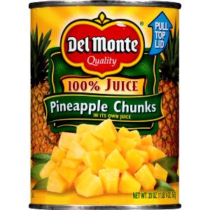 100 G Pineapple (Drained, Juice Pack, Canned)