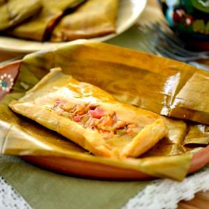 100 G Puerto Rican Style Tamal in A Leaf (Tamales En Hoja)