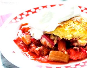 100 G Rhubarb Cobbler